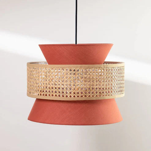 Handcrafted Bamboo Rattan Ceiling Light Aiden