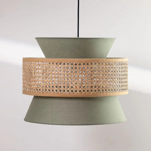 Handcrafted Bamboo Rattan Ceiling Light Amelia