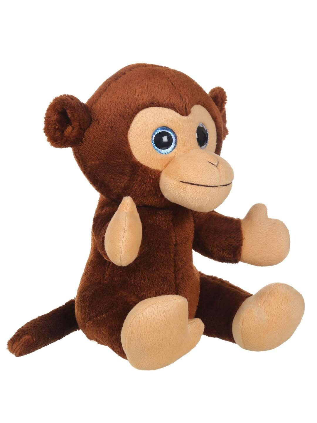 Mirada Glitter Eye Monkey Plush Toy – 25cm