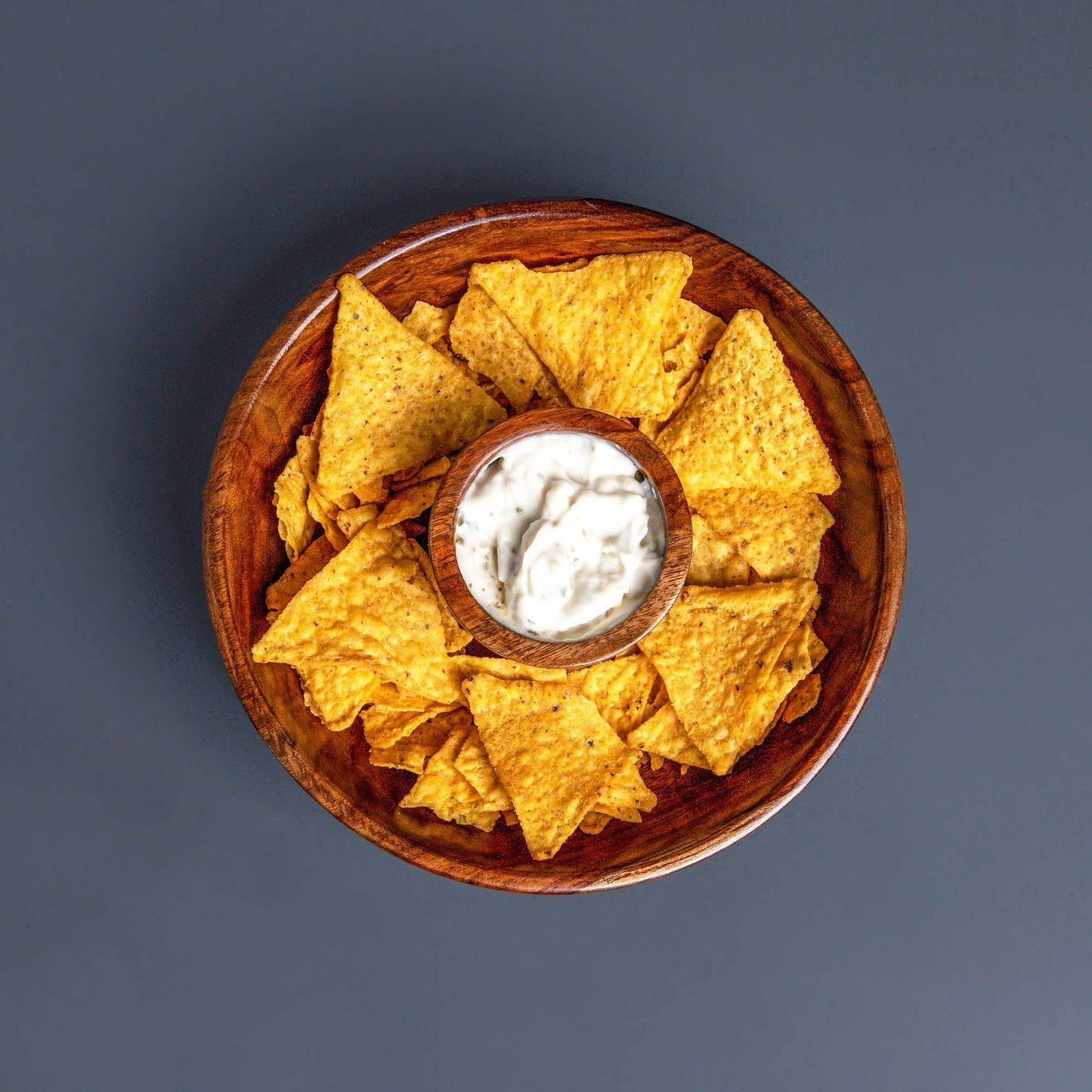 Cazo Sheesham Wood Bowl | Wide Round Serving Bowl