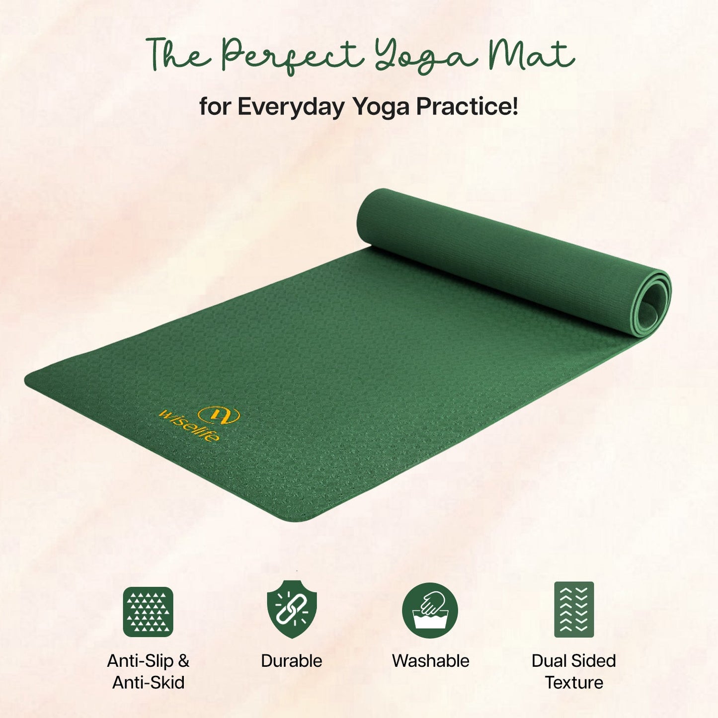 Wifelife Classic TPE Yoga Mat - 6mm