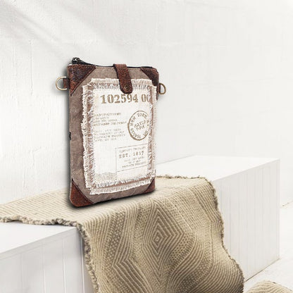 Artaflora – 100% Cotton Canvas Small Sling Crossbody Bag with Stylish Design for Women