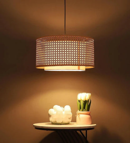 Handcrafted Bamboo Rattan Pendant Light Anahita