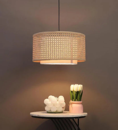 Handcrafted Bamboo Rattan Pendant Light Anahita