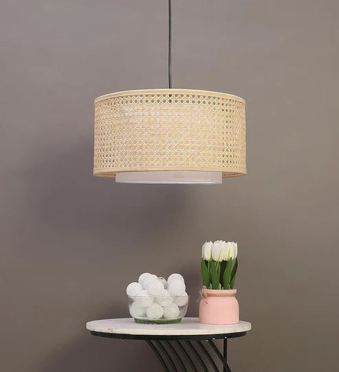 Handcrafted Bamboo Rattan Pendant Light Anahita