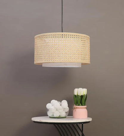 Handcrafted Bamboo Rattan Pendant Light Anahita