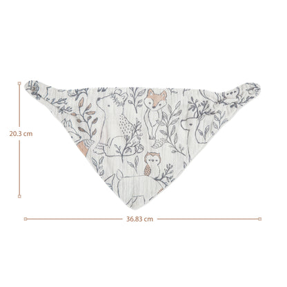 Abracadabra Crane Baby Ezra Bandana Bib Set
