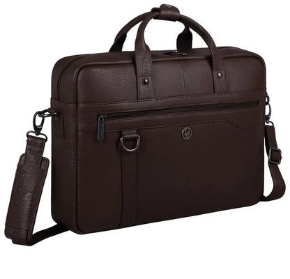 Wildhorn Premium Genuine Leather Executive Office Bag | Luxury Business Briefcase