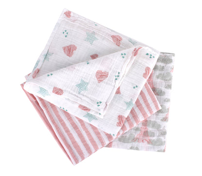 Abracadabra Eiffel Tower Muslin Swaddles – Set of 3