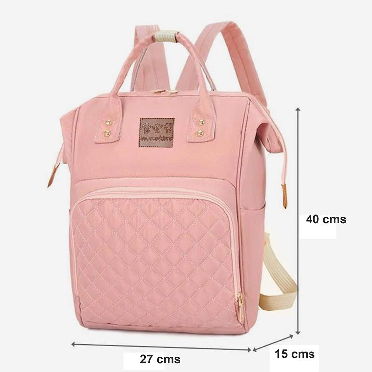 Abracadabra Premium Diaper Backpack – Blush Pink