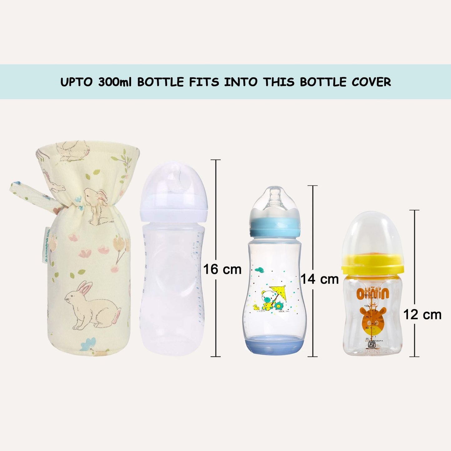 Abracadabra Cotton Bottle Cover Set (Set of 2)