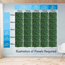 Tropical Green Vertical Garden 100cmx100cm