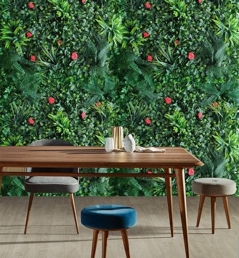 Tropical Green Vertical Garden 100cmx100cm