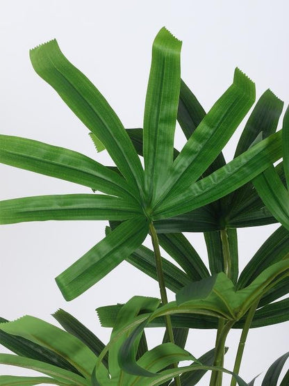 Artificial Fan Palm – 47″ Faux Tropical Plant for Home And Office Decor