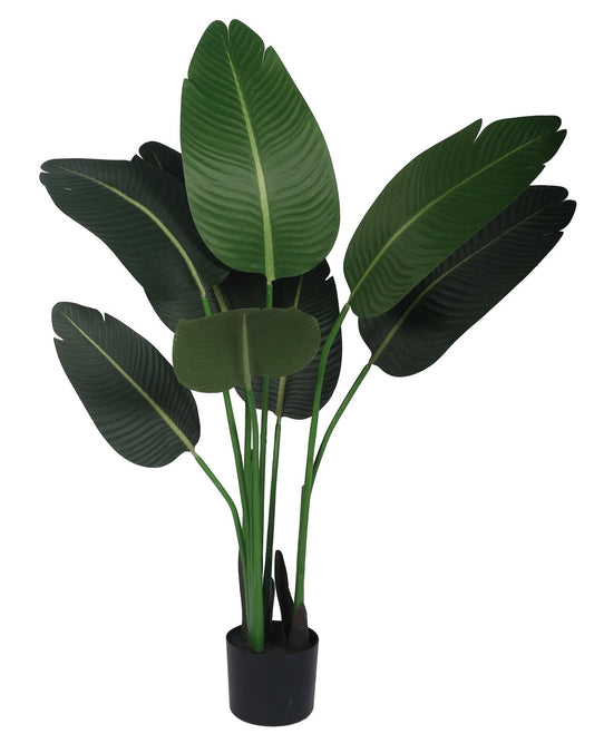 Decorative Banana Plant – 47″ Faux Tropical Greenery for Home & Office Decor