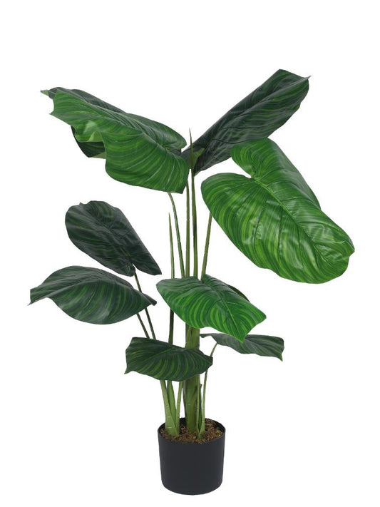 Faux Calathea Plants – 47-Inch Lifelike Artificial Plant