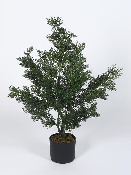 Artificial Juniper Plant – 35″ Faux Juniper Tree for Home And Office Decor