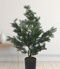 Artificial Juniper Plant – 35″ Faux Juniper Tree for Home And Office Decor
