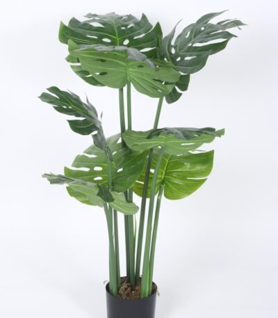 Monstera Artificial Plant – 43″ Tall Tropical Faux Plant for Home And Office Decor