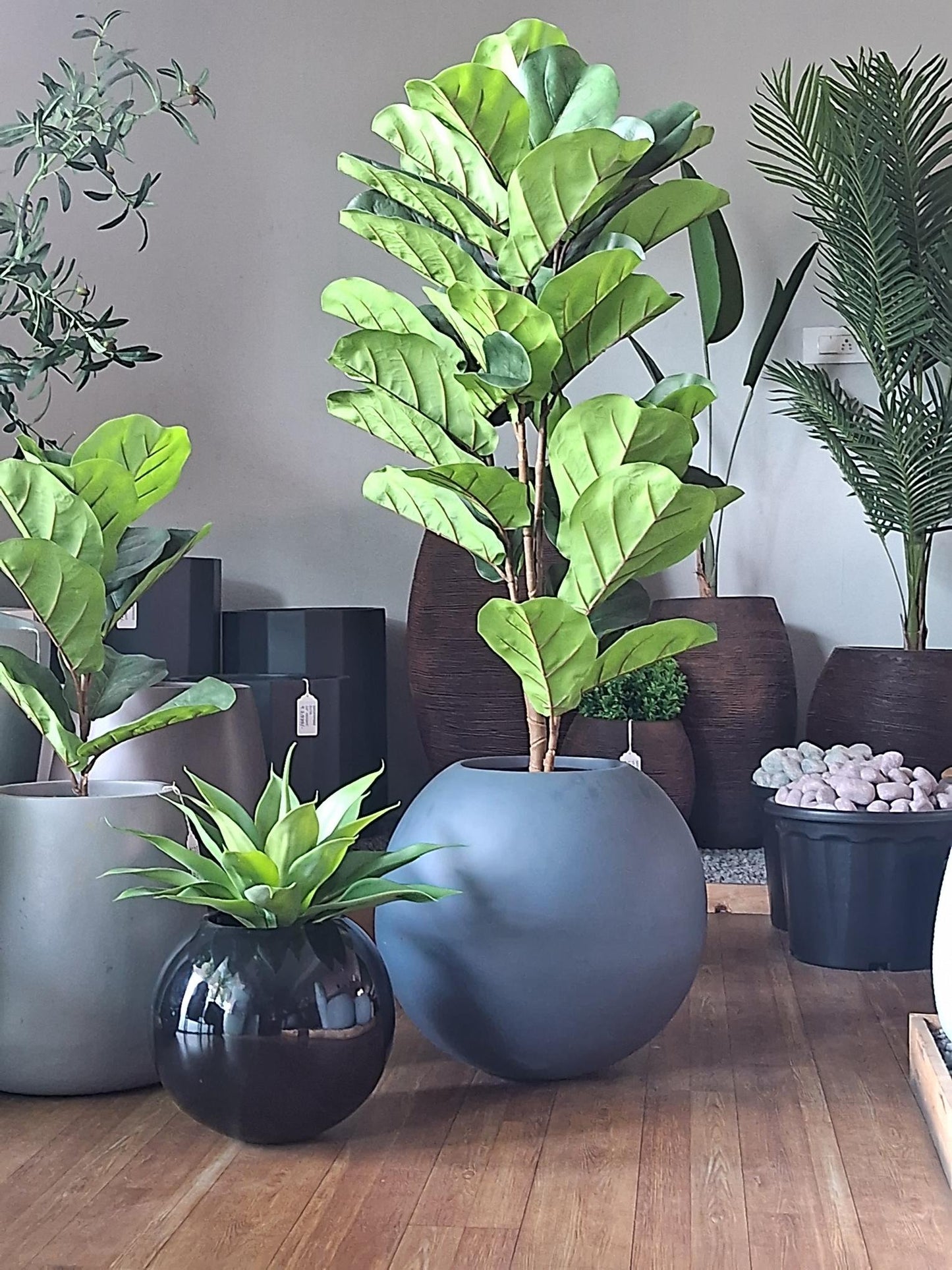 DHARA Round FRP Planter – Elegant, Durable Design for Any Space