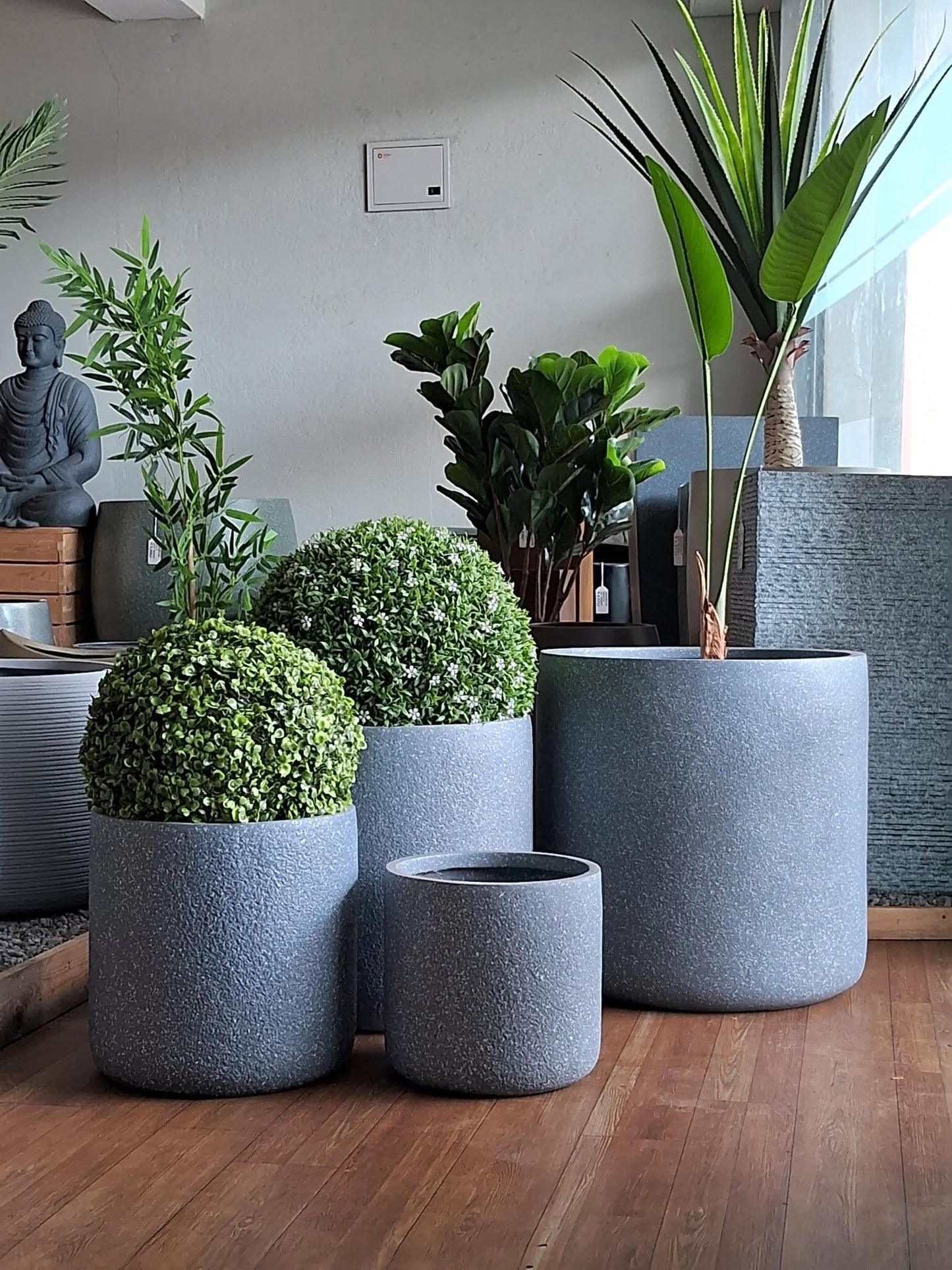VANA Cylindrical Planters – Elegant Premium FRP
