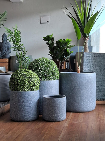 VANA Cylindrical Planters – Elegant Premium FRP