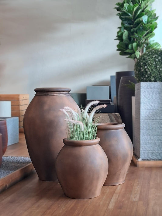 Glorious Botanica Planter – Premium Lightweight FRP Planter for Indoor And Outdoor 16″, 18″, 30″