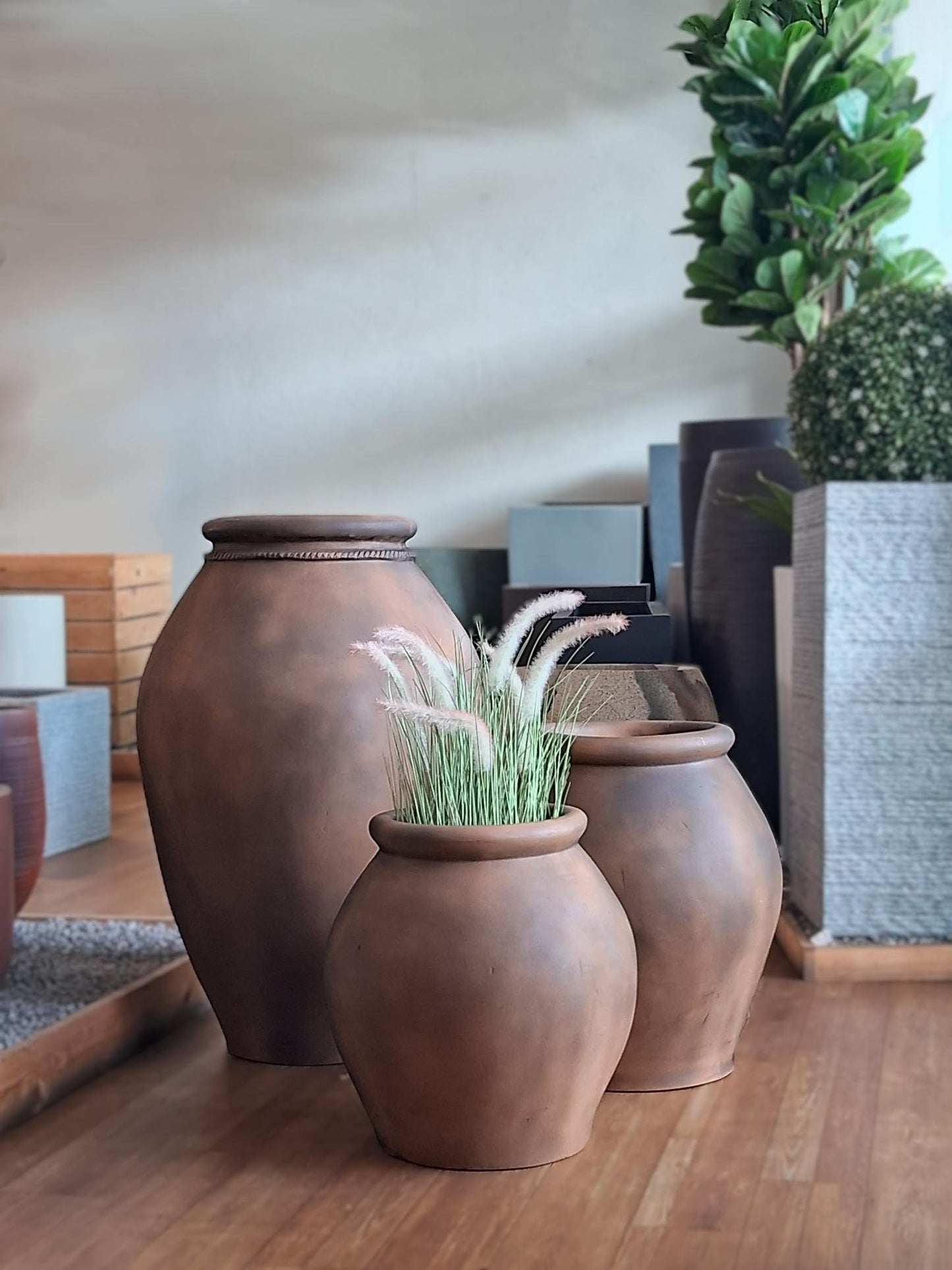 Glorious Botanica Planter – Premium Lightweight FRP Planter for Indoor And Outdoor 16″, 18″, 30″