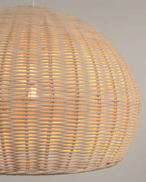 Handcrafted Bamboo Rattan Pendant Light Alecto