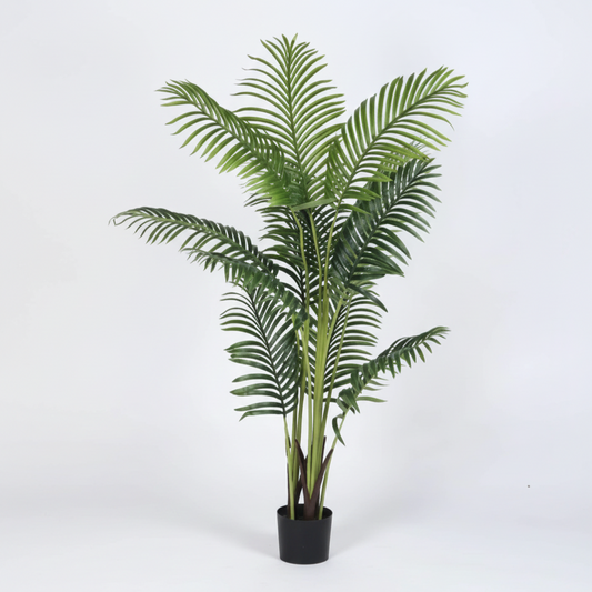 Artificial Areca Palm Tree – 59″ Faux Tropical Plant for Home And Office