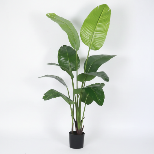 Artificial Paradise Tree – 66″ Bird of Paradise Faux Plant for Home And Office Decor