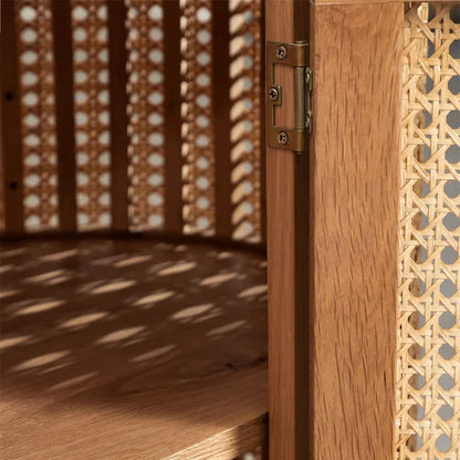 Aashna Handmade Rattan Wood Sideboard