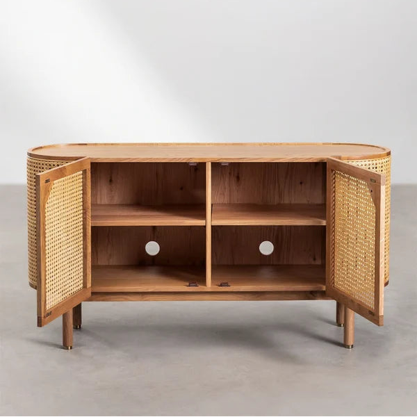 Aashna Handmade Rattan Wood Sideboard