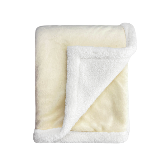 Abracadabra Luxury Chamois & Sherpa Blanket