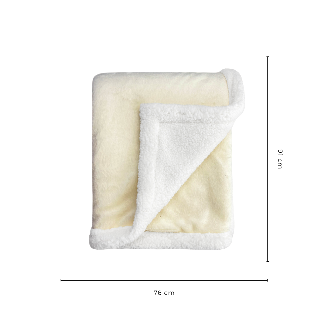 Abracadabra Luxury Chamois & Sherpa Blanket