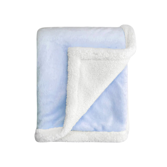 Abracadabra Luxury Chamois & Sherpa Blanket