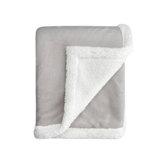 Abracadabra Luxury Chamois & Sherpa Blanket