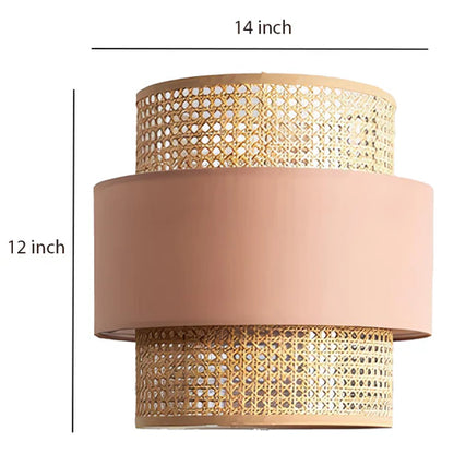 Handcrafted Bamboo Rattan Ceiling Light Addison