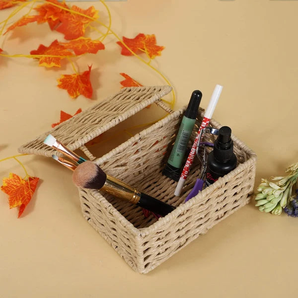 Adira Handwoven Wicker Storage Basket Set of 3