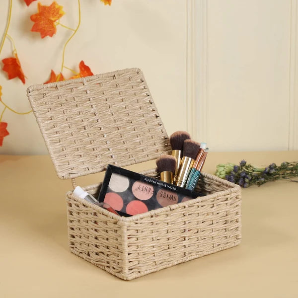 Adira Handwoven Wicker Storage Basket Set of 3