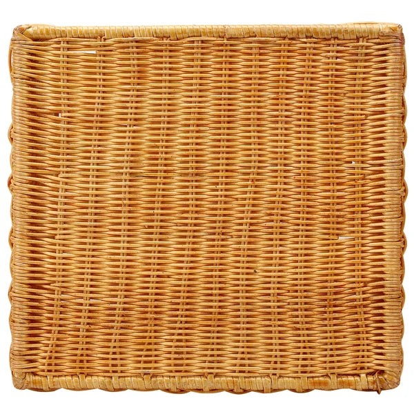 Aditya Handwoven Wicker & Teak Wood Wardrobe Basket