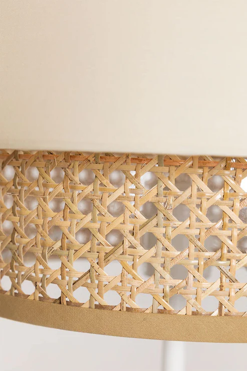 Aericka Handcrafted Rattan Floor Lamp