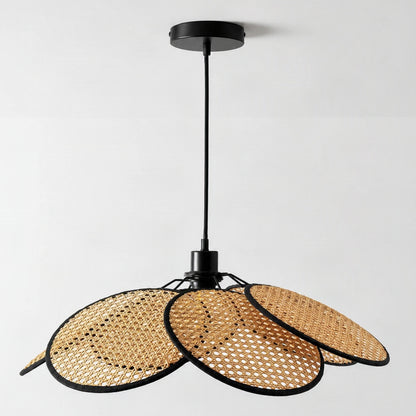Handcrafted Bamboo Rattan Pendant Light Ishita