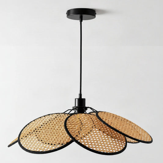 Handcrafted Bamboo Rattan Pendant Light Ishita