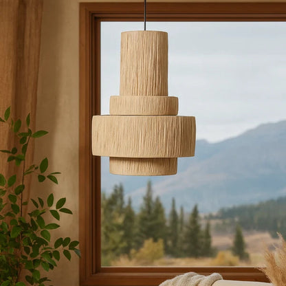 Akarsh Bamboo Cane Chandelier