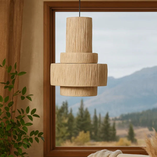 Akarsh Bamboo Cane Chandelier