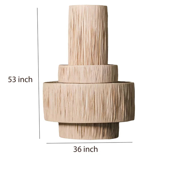 Akarsh Bamboo Cane Chandelier