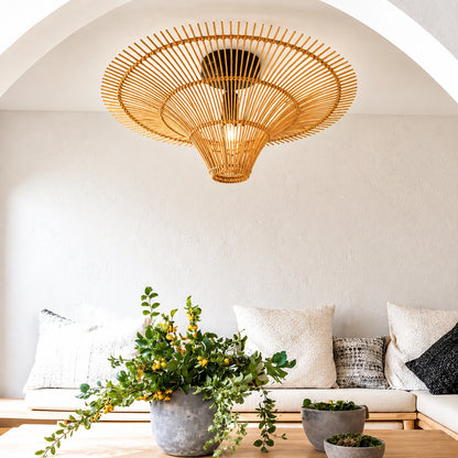 Verona Rustic Jute Rope Chandelier – Coastal Woven Ceiling Light