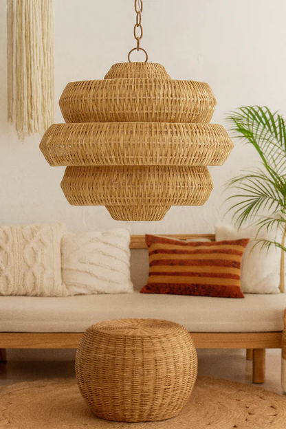 Alex Handcrafted Rattan Pendant Light