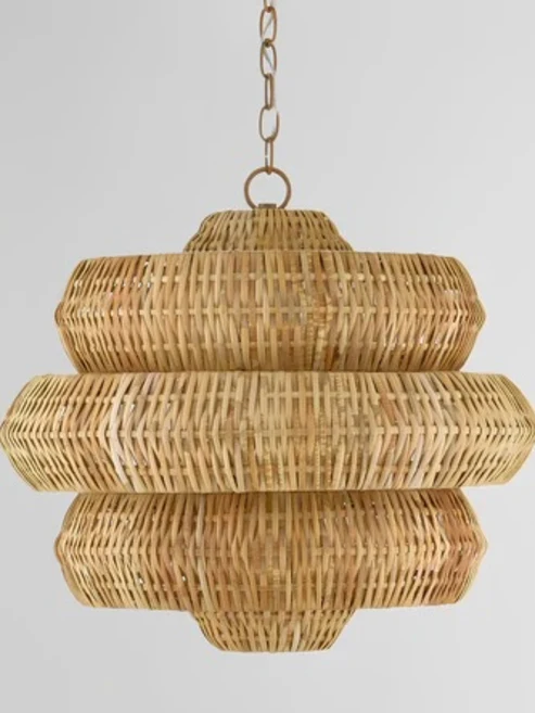 Alex Handcrafted Rattan Pendant Light